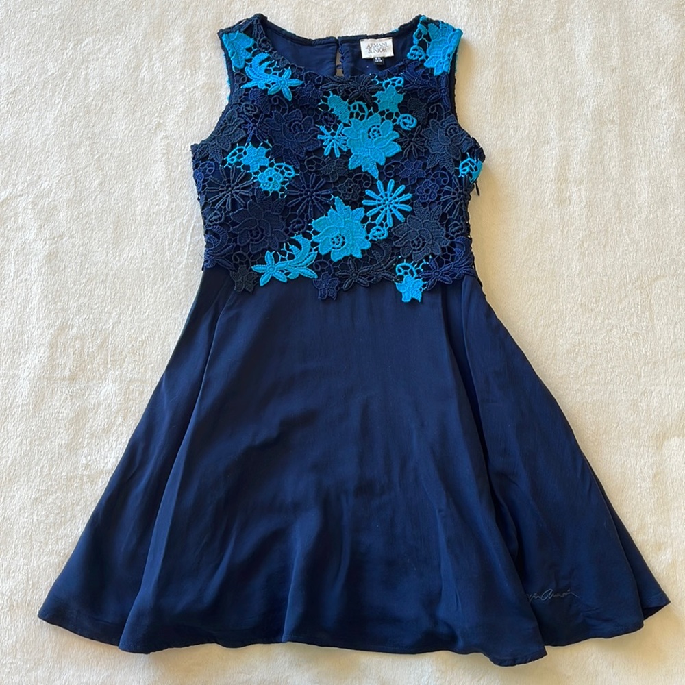 Navy Armani Junior dress